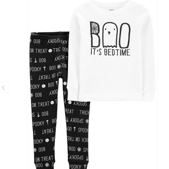 Carter's Boys Boo It's Bedtime Glow in The Dark PJ - Picture 1 of 8